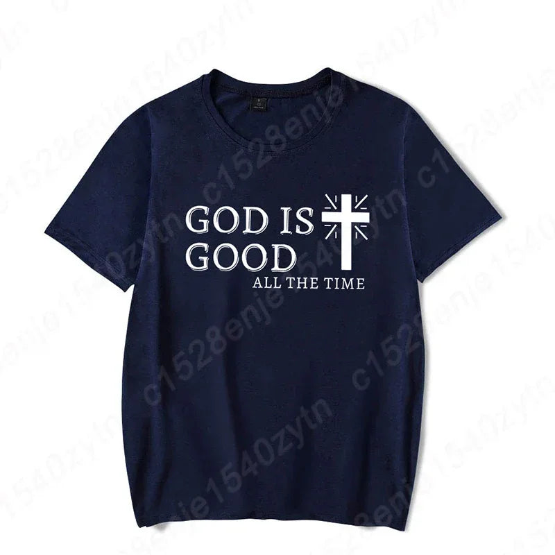 God Is Good All The Time Graphic T-Shirt - God Cloth