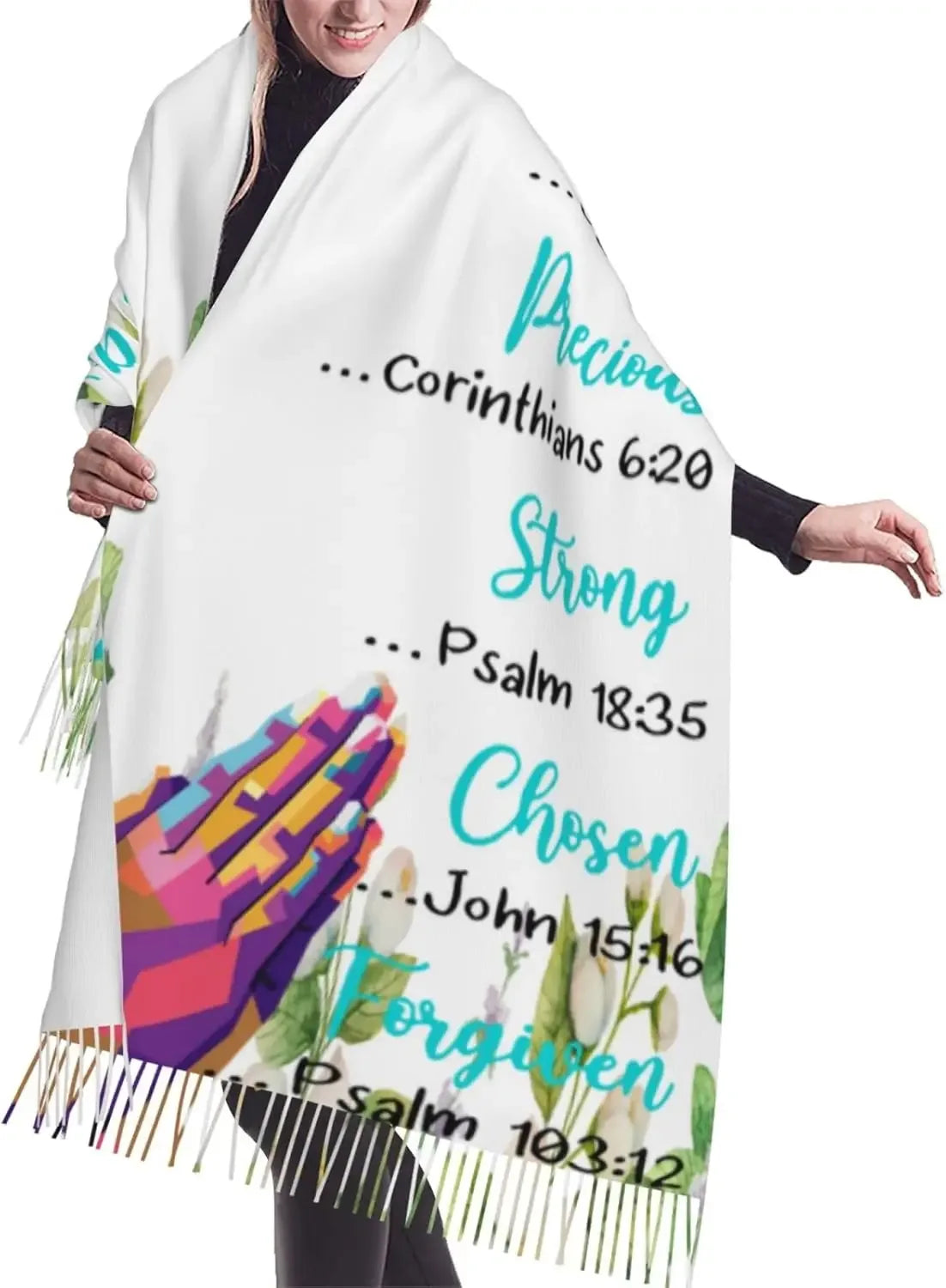 Fringe Scripture Shawl - God Cloth