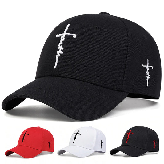 Unisex Embroidered Faith Baseball Cap