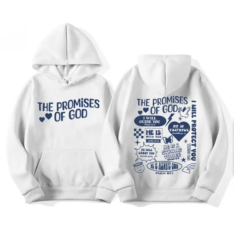 The Promises of God Christian Hoodie | Bible Verse Graphic Sweatshirt