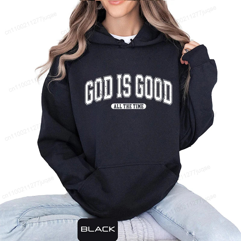 Retro God Is Good All The Time Hoodie