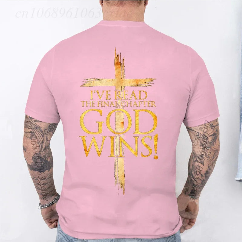 God Wins Christian Faith T-Shirt