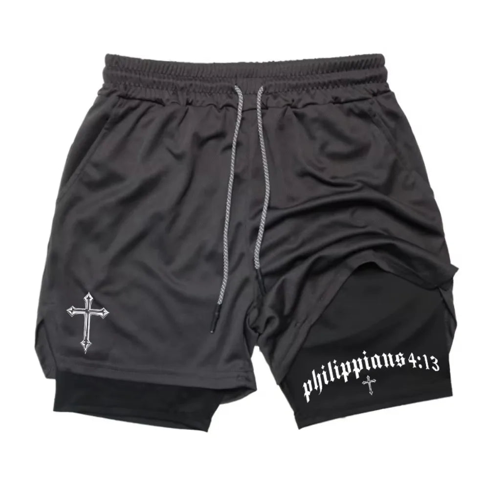 Double-Layer 2-in-1 Quick-Dry Shorts
