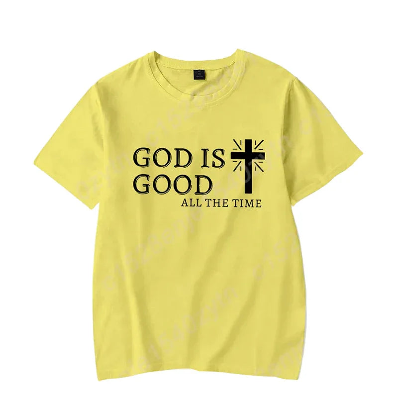 God Is Good All The Time Graphic T-Shirt - God Cloth