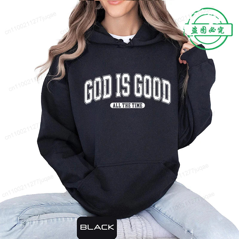 Retro God Is Good All The Time Hoodie