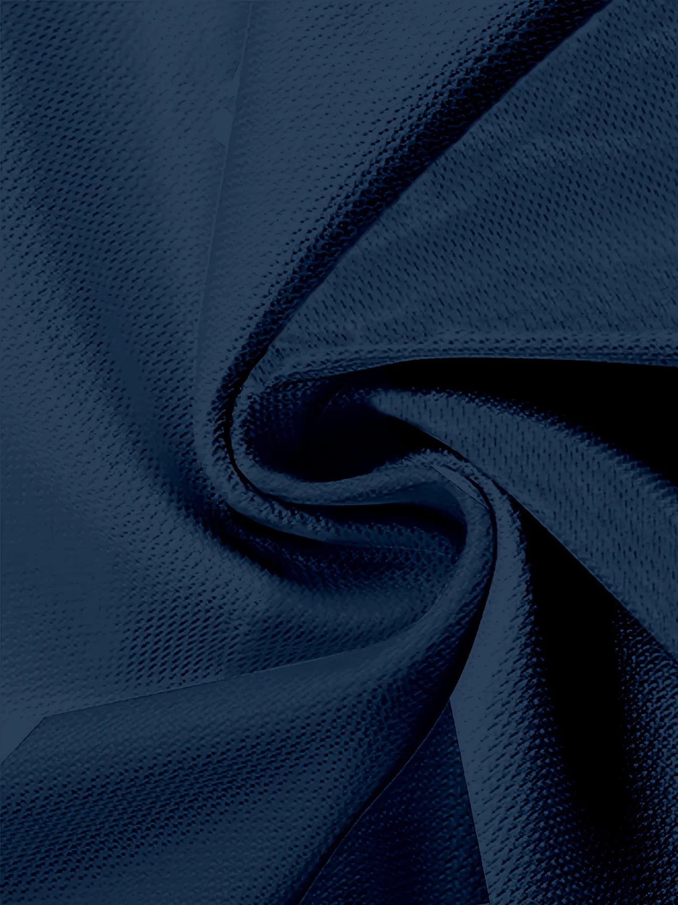 Close-up of blue fabric with a textured pattern