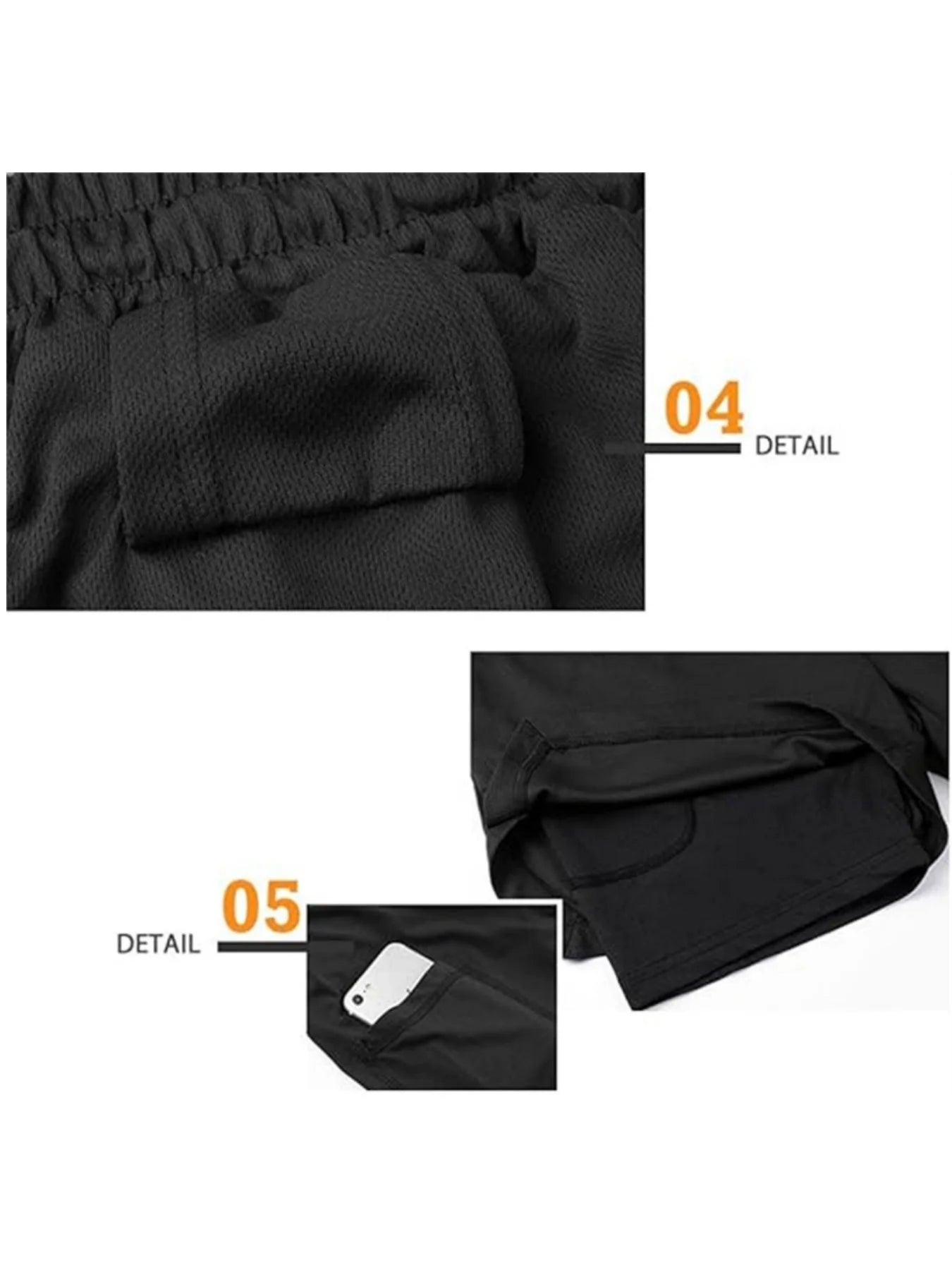 Double-Layer 2-in-1 Quick-Dry Shorts