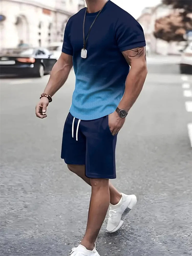 Men’s Faith Cross T-Shirt & Shorts Set – 2-Piece Christian Summer Outfit | God Cloth