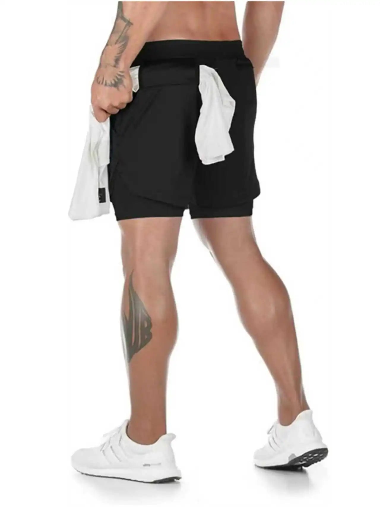 Double-Layer 2-in-1 Quick-Dry Shorts