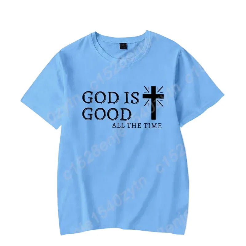 God Is Good All The Time Graphic T-Shirt - God Cloth