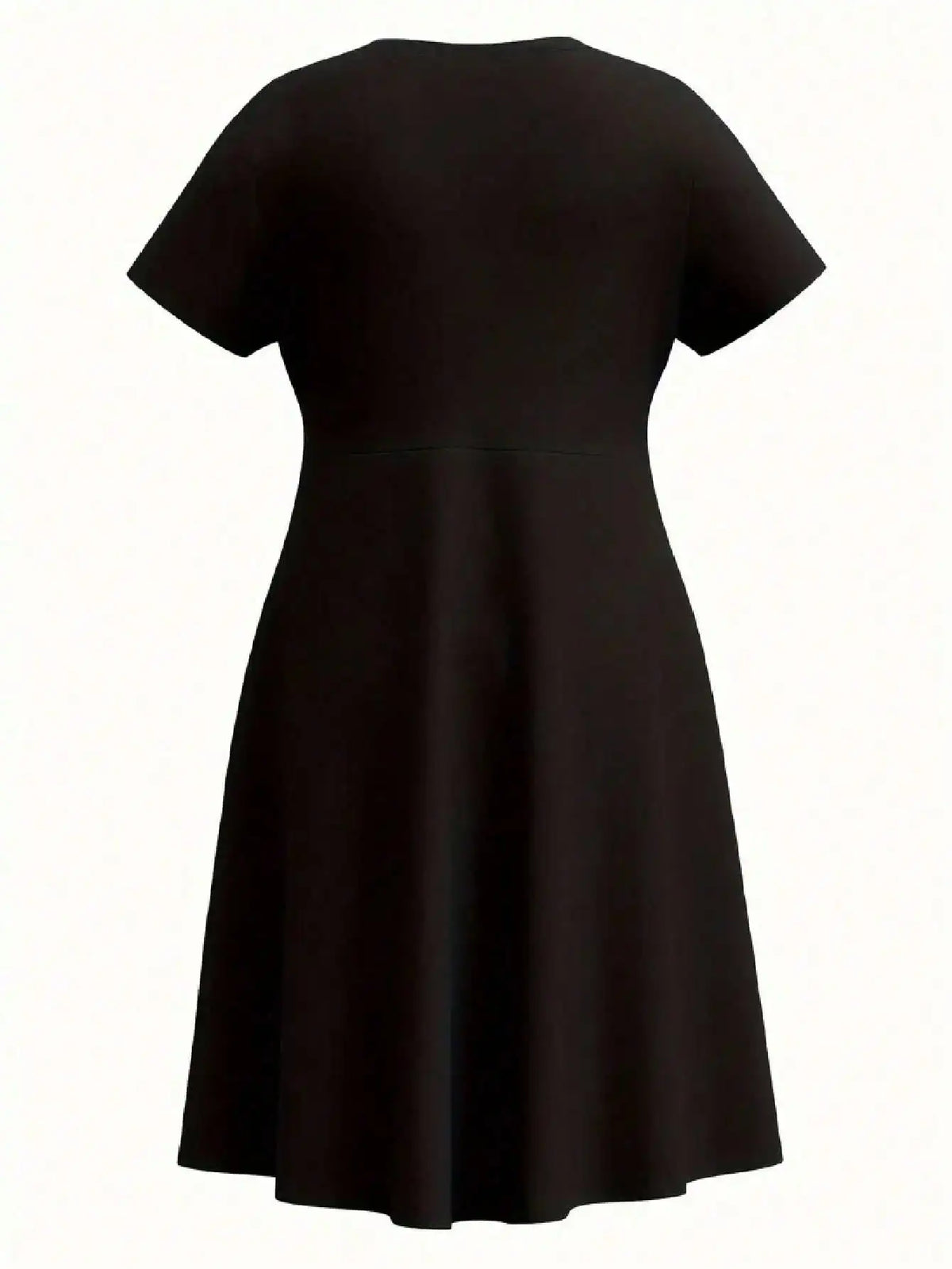 I Love Jesus Printed Plus Size A-Line Dress