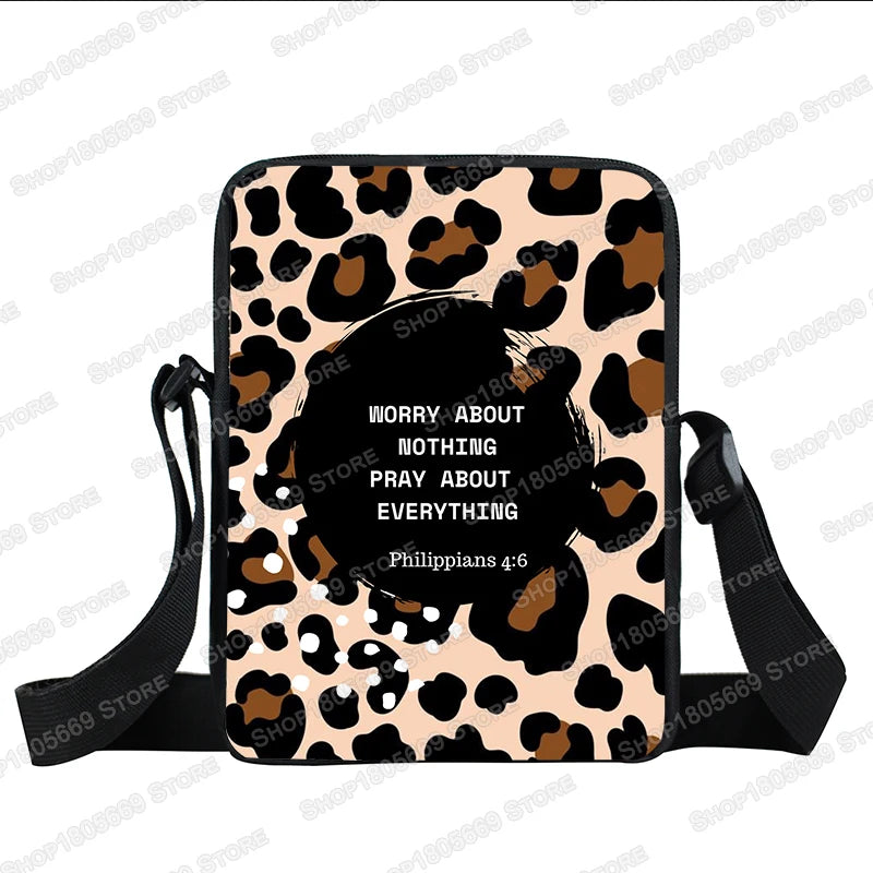 Christian Bible Verse Messenger Bag