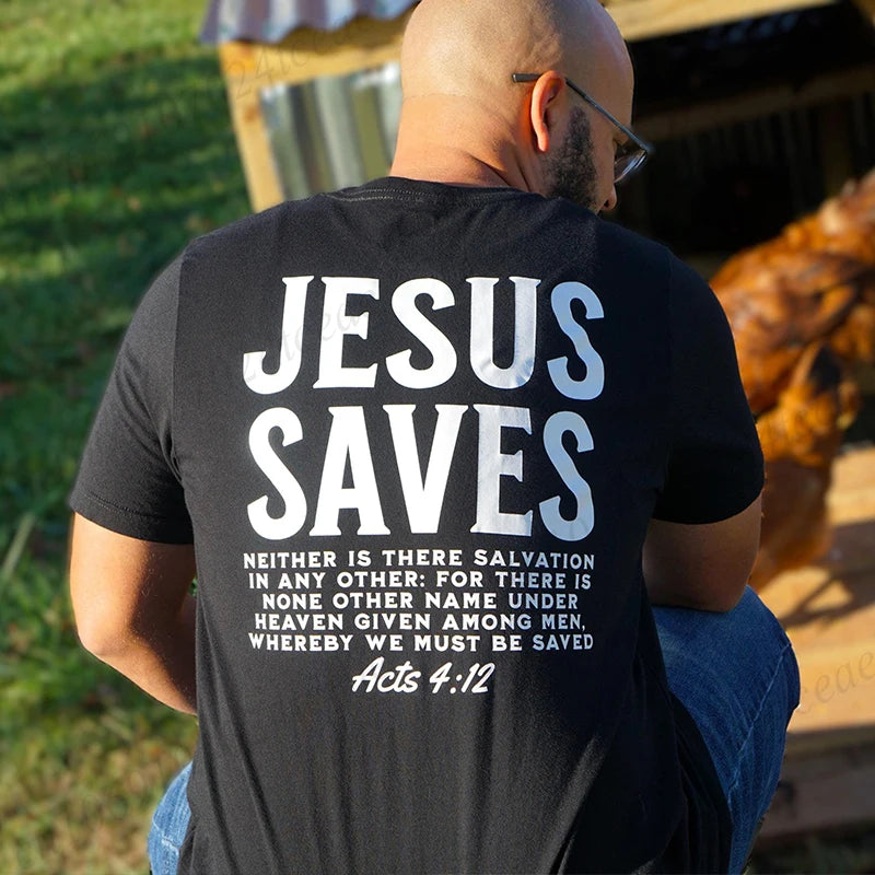 Good News Jesus Saves T Shirt