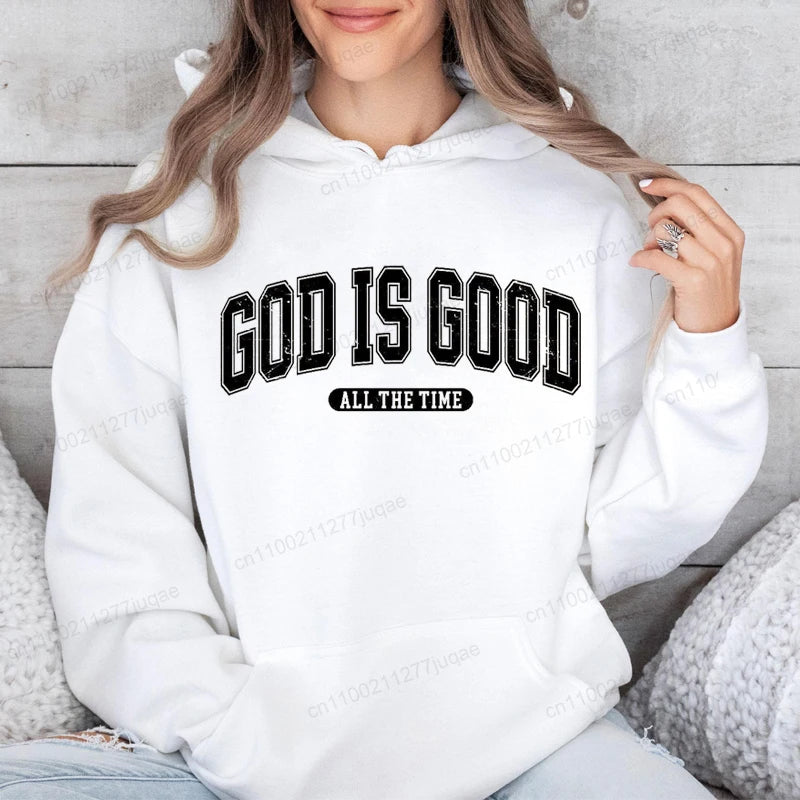 Retro God Is Good All The Time Hoodie