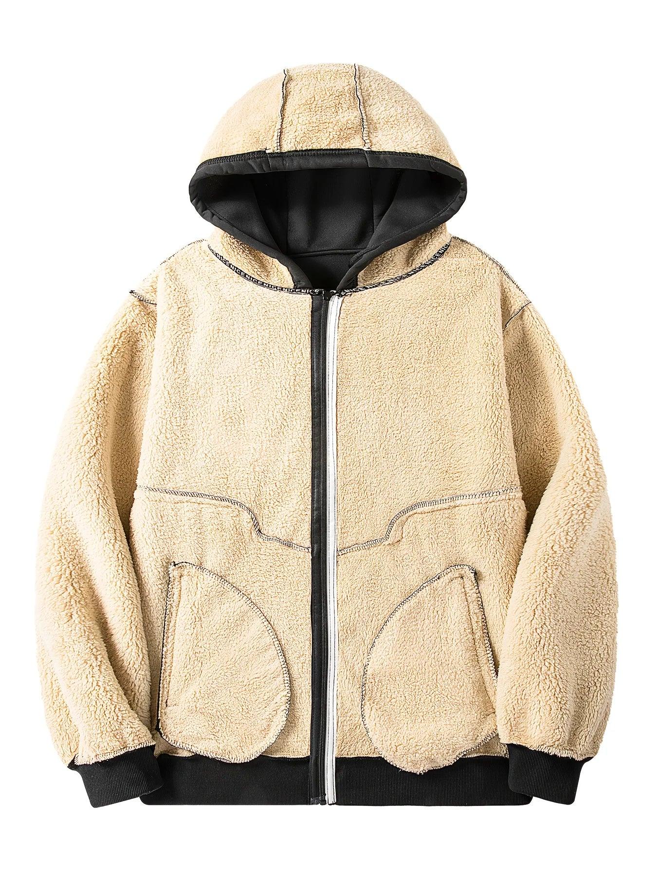 Men's Fleece-Lined Hooded Jacket - God Cloth