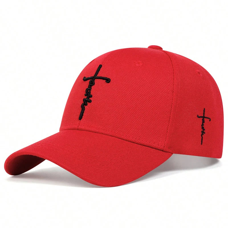 Unisex Embroidered Faith Baseball Cap