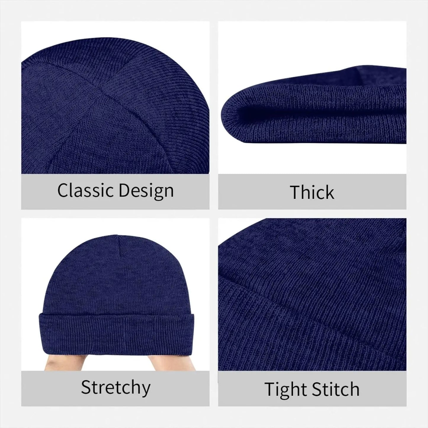 Navy Jesus The Way Truth Life Beanie