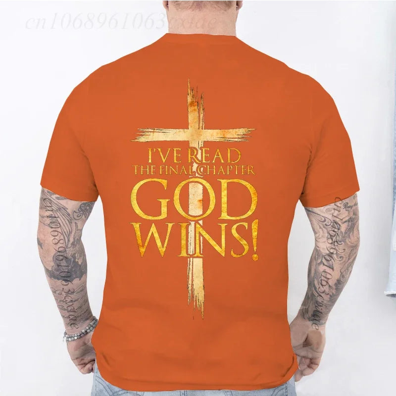 God Wins Christian Faith T-Shirt