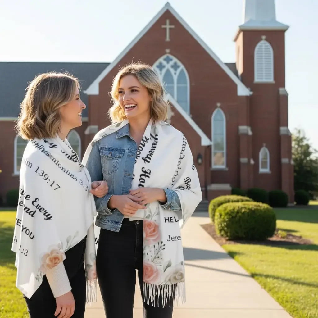 Christian Tasseled Shawl - God Cloth
