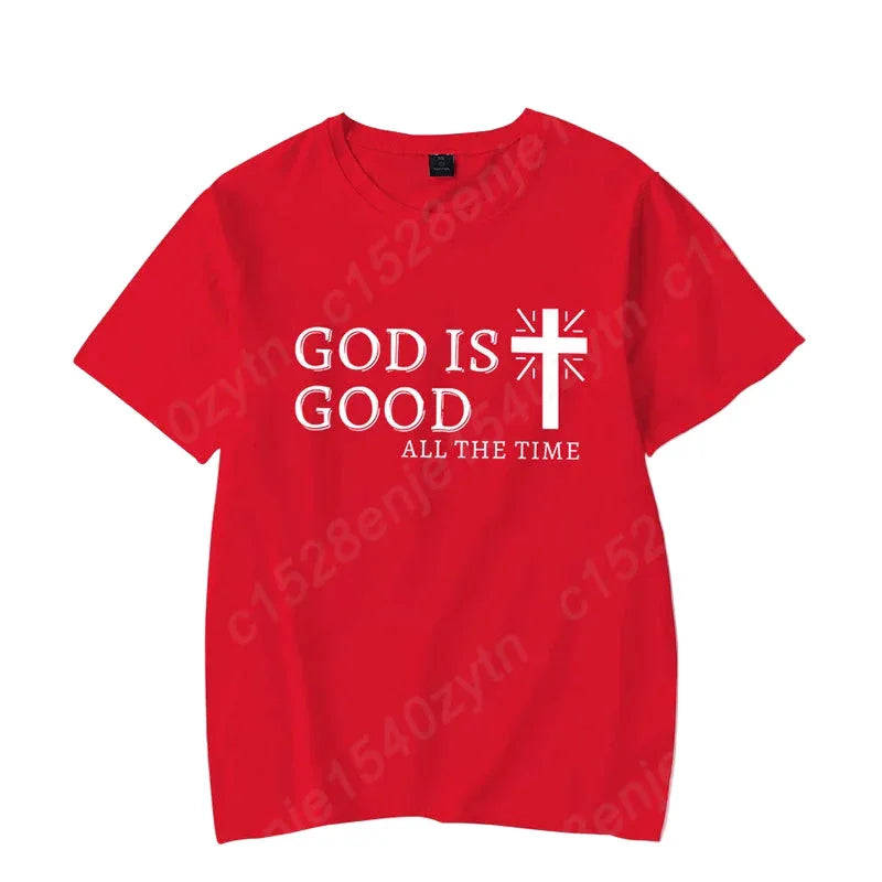 God Is Good All The Time Graphic T-Shirt - God Cloth