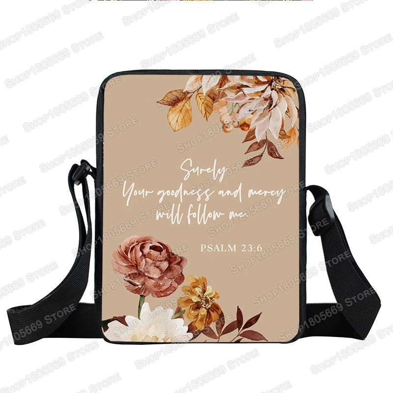 Christian Bible Verse Messenger Bag