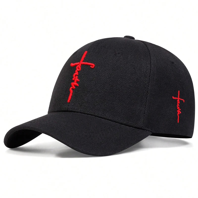 Unisex Embroidered Faith Baseball Cap