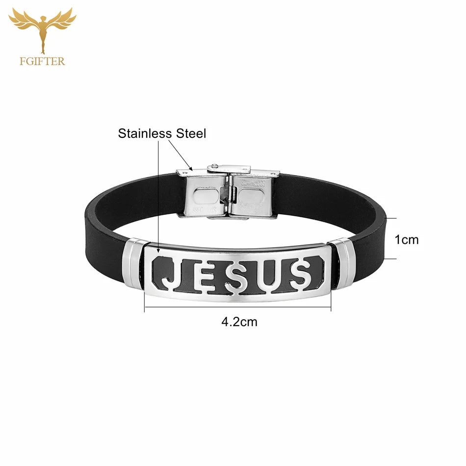 JESUS Silicone Bracelets