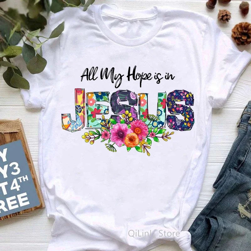 All My Hope Is in Jesus Graphic T-Shirt