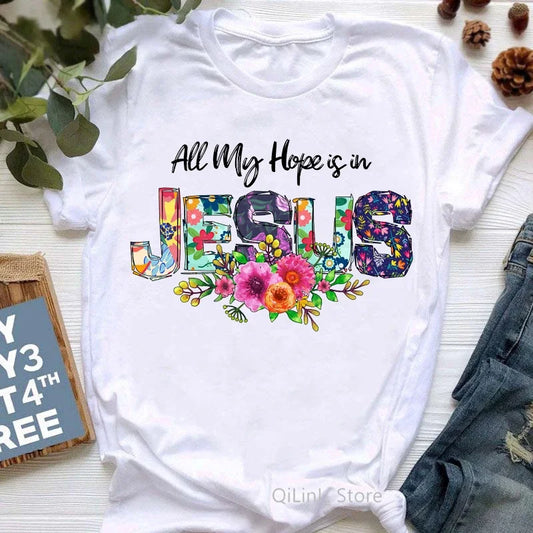 All My Hope Is in Jesus Graphic T-Shirt