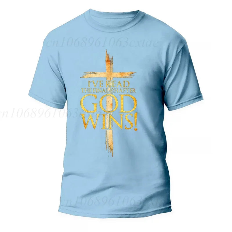 God Wins Christian Faith T-Shirt