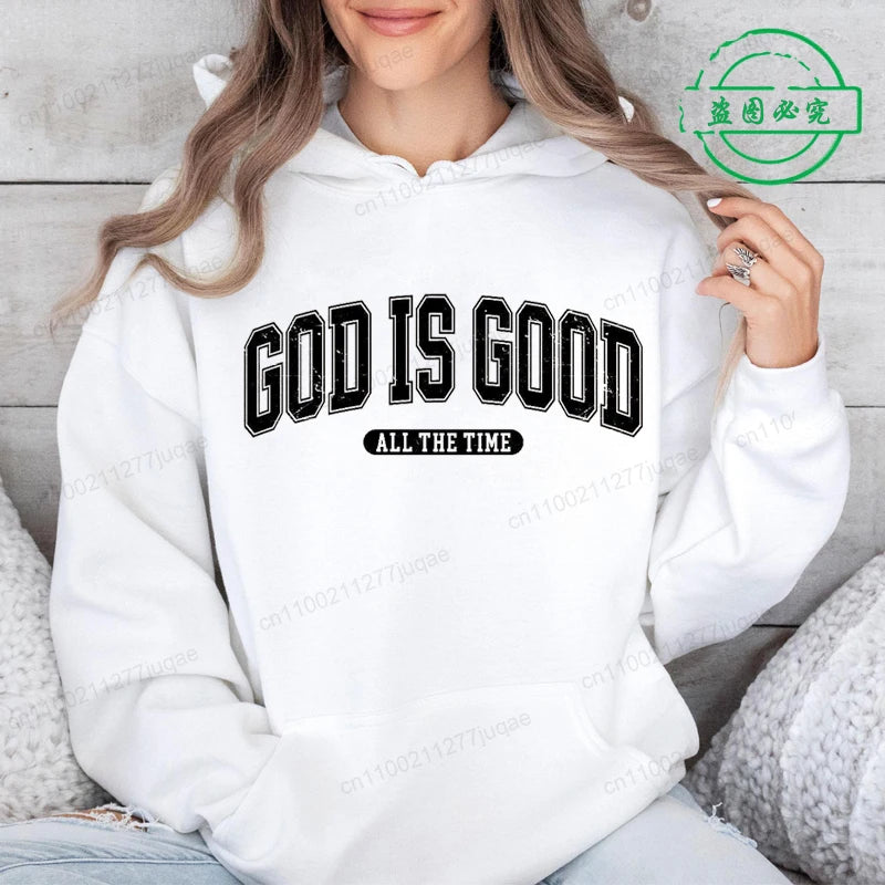 Retro God Is Good All The Time Hoodie