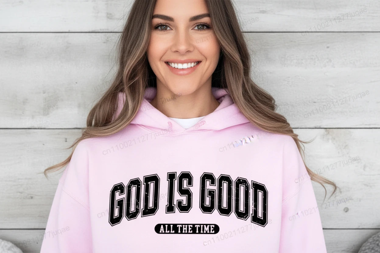Retro God Is Good All The Time Hoodie