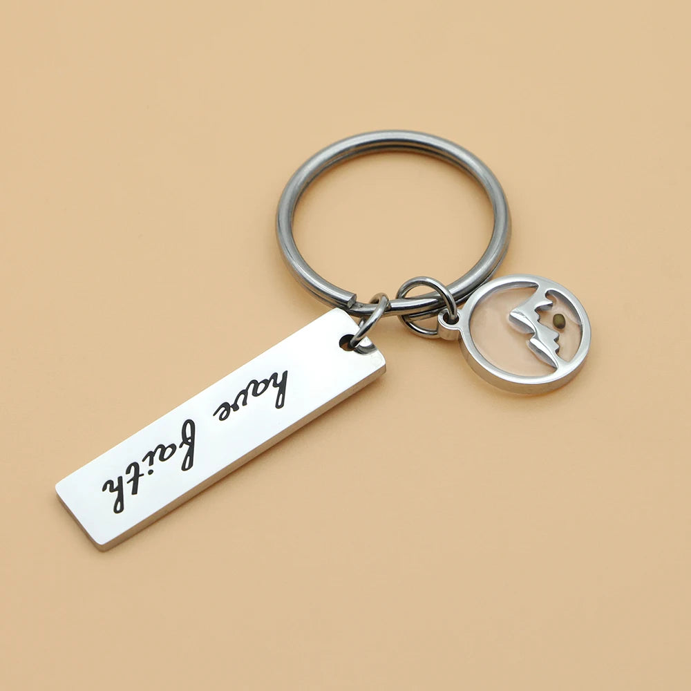 Mustard Seed Faith Key Ring or Necklace