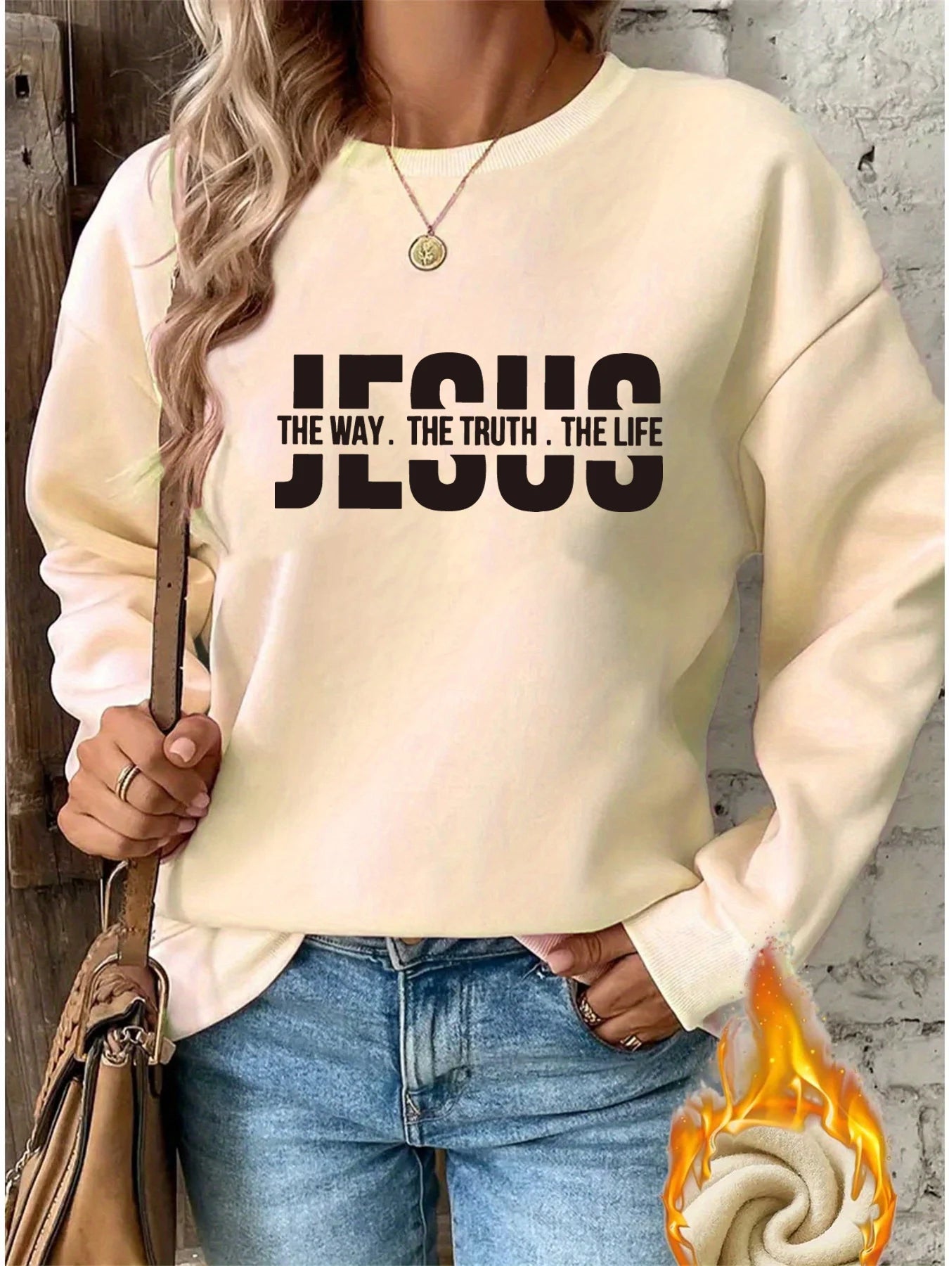 JESUS Is Pullover Sweatshirt