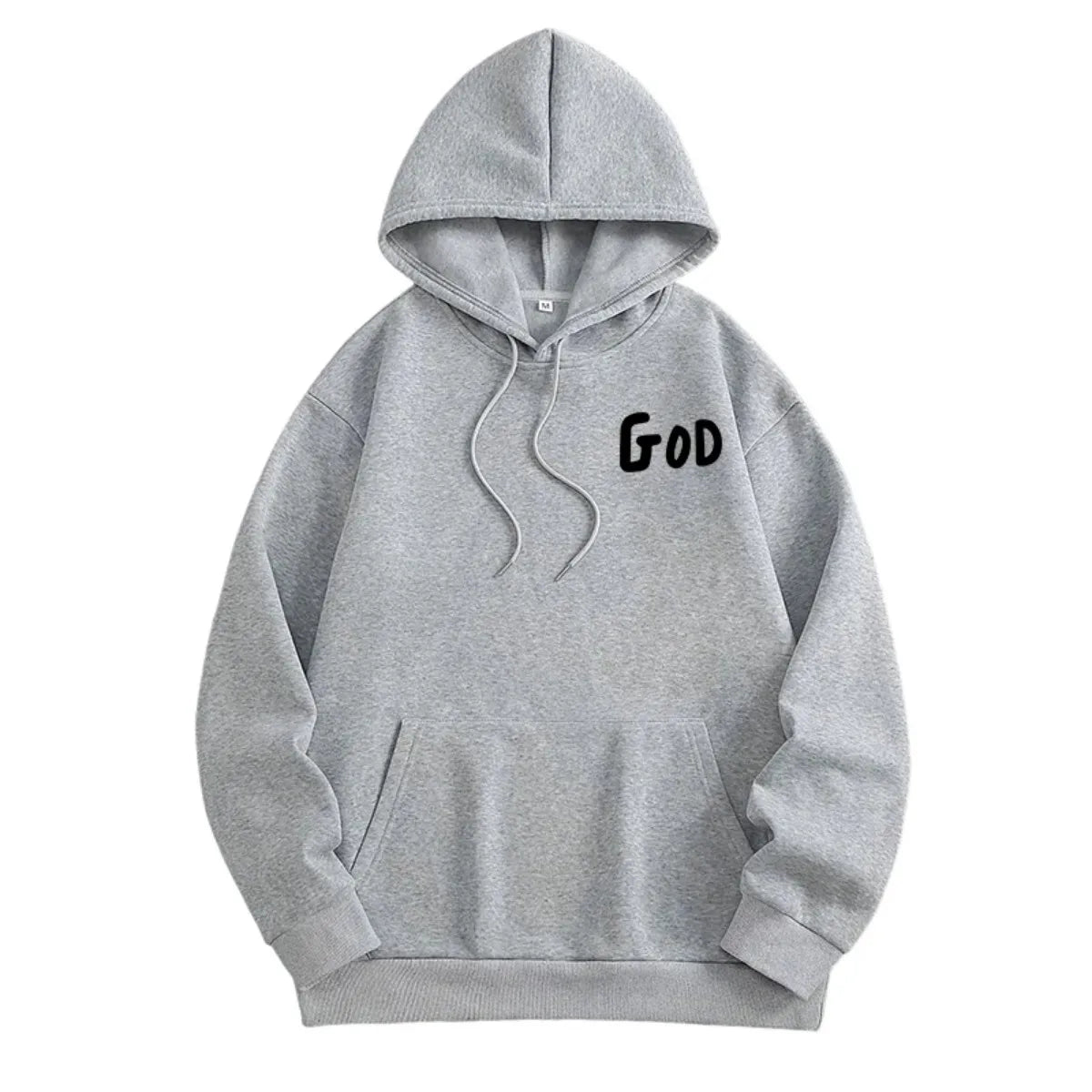 Never Doubt God Christian Hoodie – Inspirational Faith Pullover Sweatshirt for Men