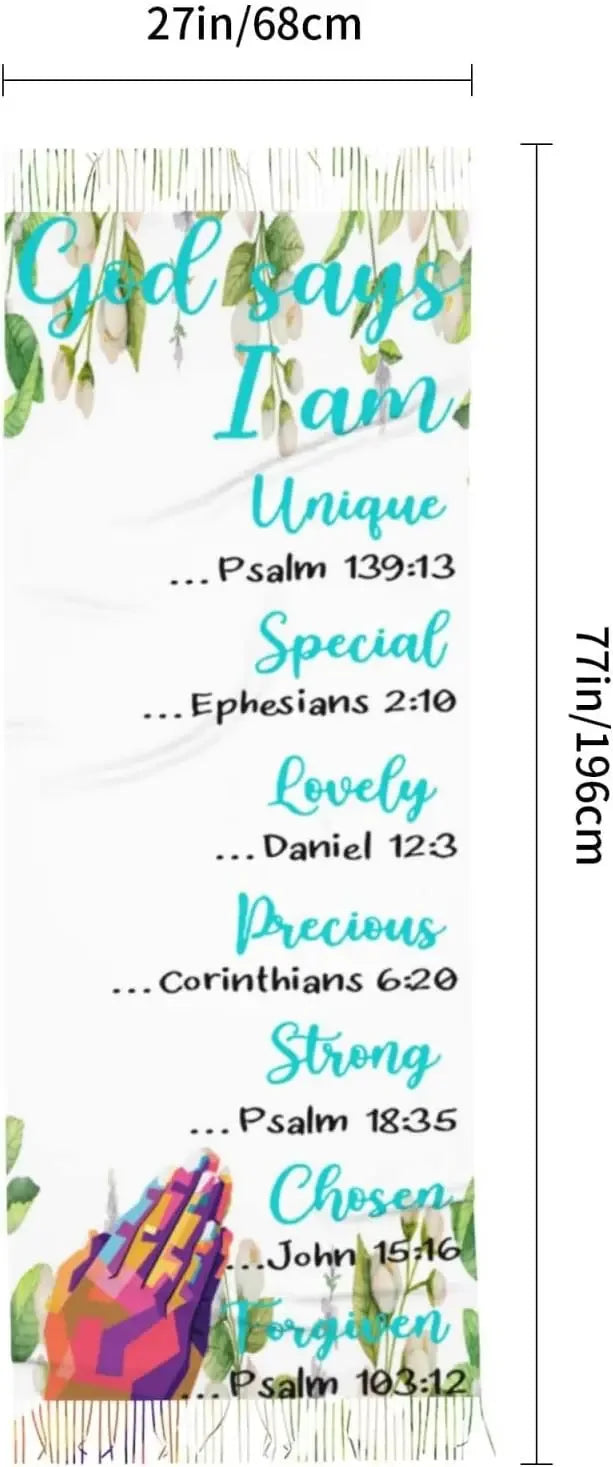 Fringe Scripture Shawl - God Cloth