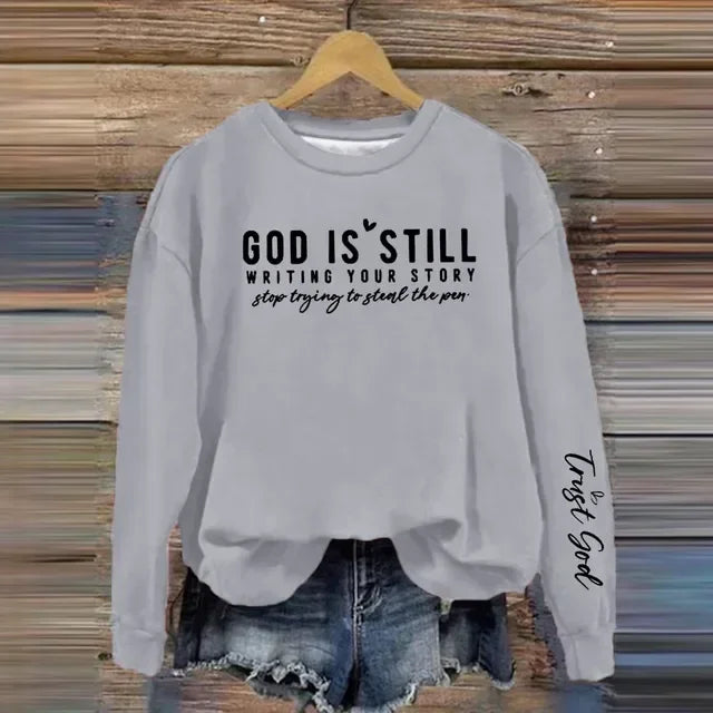 Christian Print Sweatshirt