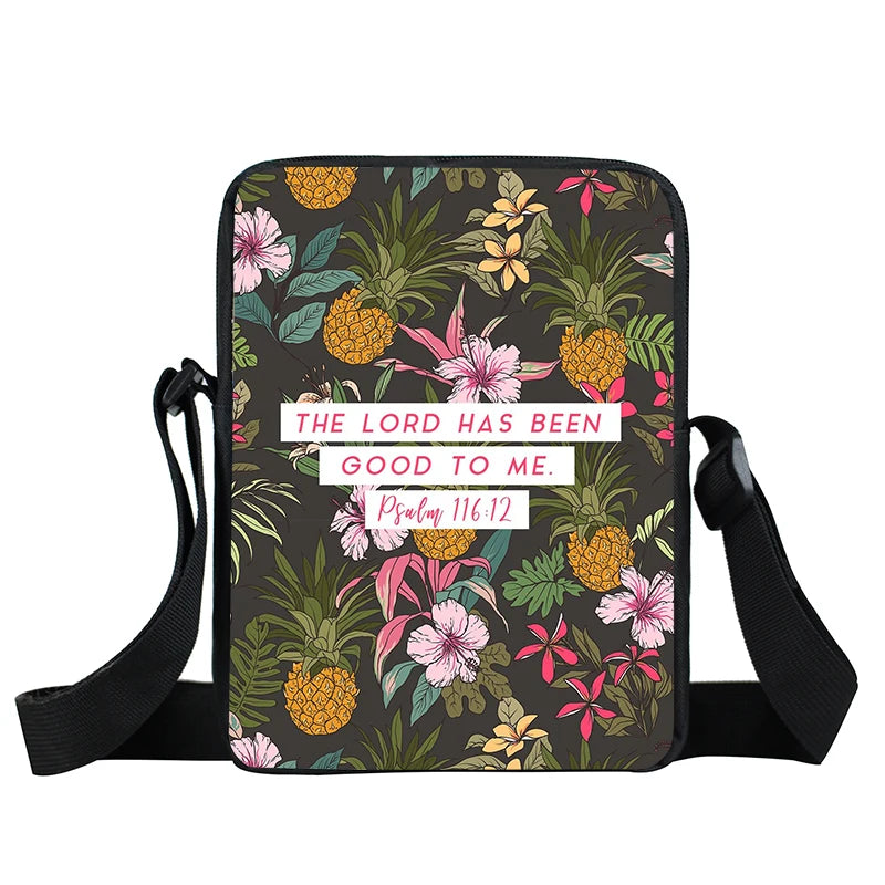 Christian Bible Verse Messenger Bag