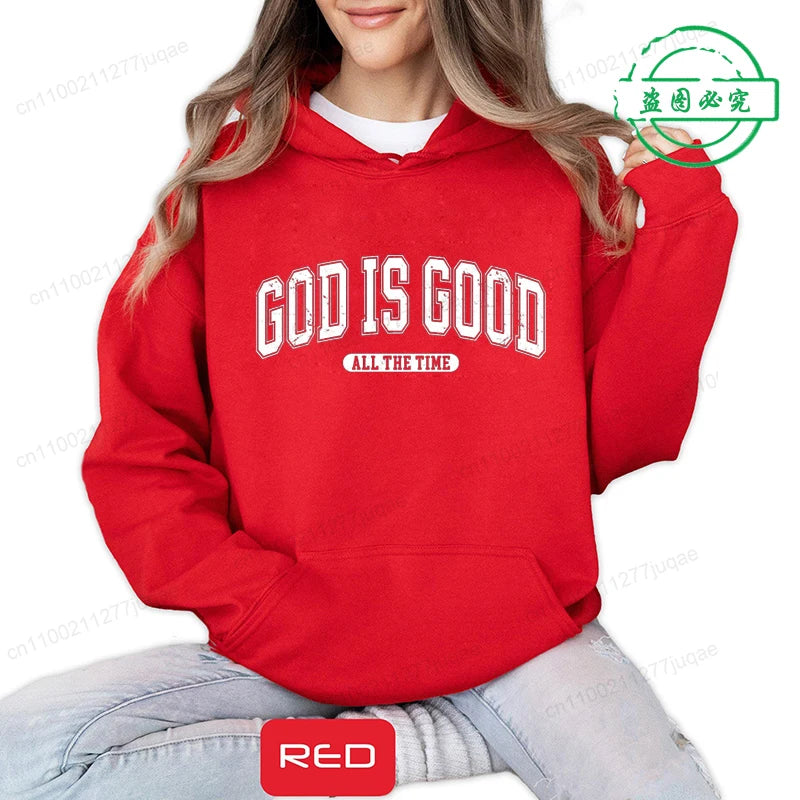 Retro God Is Good All The Time Hoodie