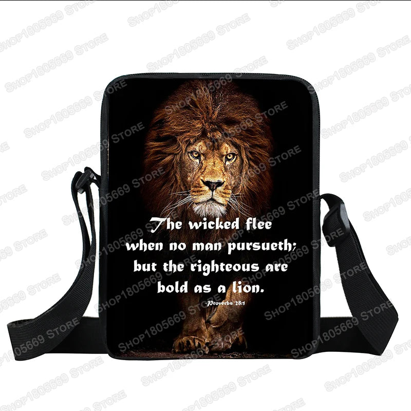 Christian Bible Verse Messenger Bag