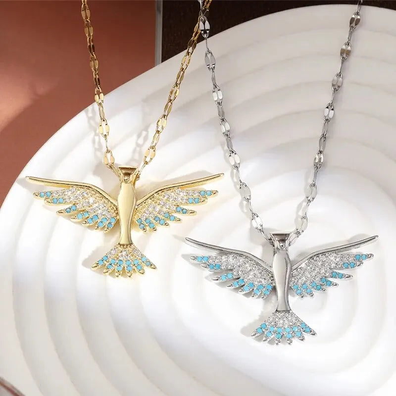 CZ Phoenix Necklaces