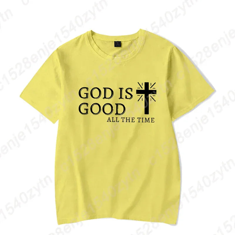 God Is Good All The Time Graphic T-Shirt - God Cloth