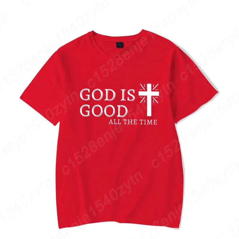 God Is Good All The Time Graphic T-Shirt - God Cloth