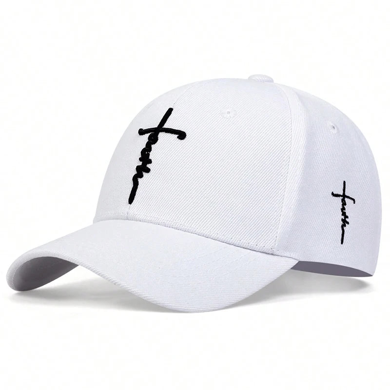 Unisex Embroidered Faith Baseball Cap