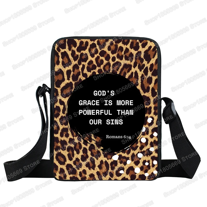 Christian Bible Verse Messenger Bag