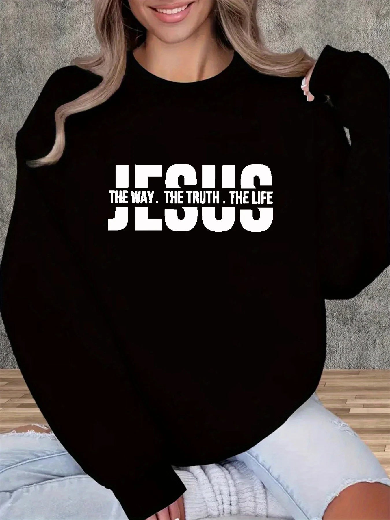 JESUS Is Pullover Sweatshirt