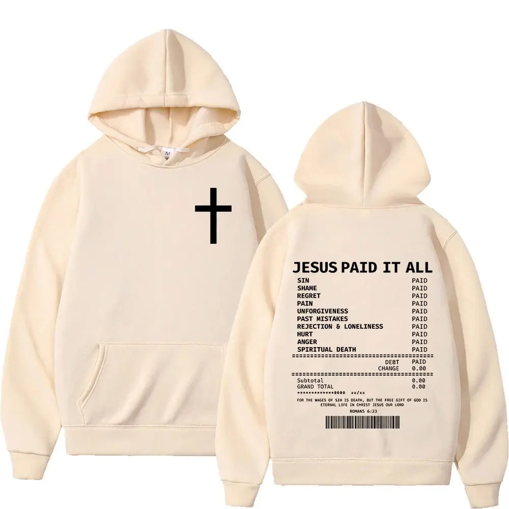 Christian Jesus Paid It All Hoodies