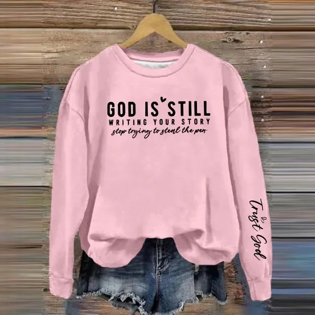 Christian Print Sweatshirt