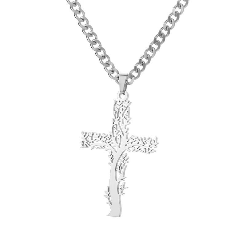 Zircon Cross Necklaces