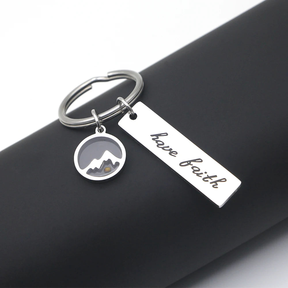 Mustard Seed Faith Key Ring or Necklace